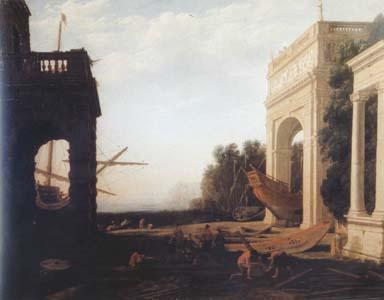 Claude Lorrain Coastal View (mk17) oil painting image